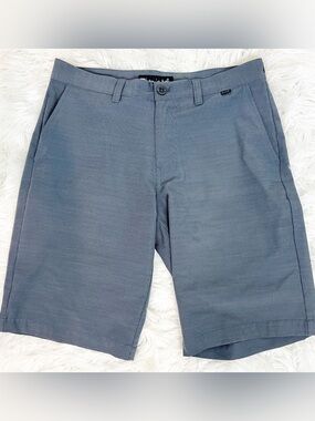 TRAVIS MATHEW GRAY FLAT FRONT GOLF SHORTS MENS SZ 32